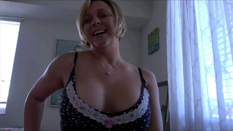 Hot Blonde Stepmom Brianna Beach Wakes Up Step Son With Morning Blowjob - Alex Adams