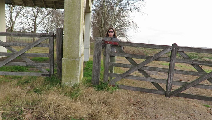 Shy Farm MILF Patricia Strips Naked For First Time Outdoor Sex