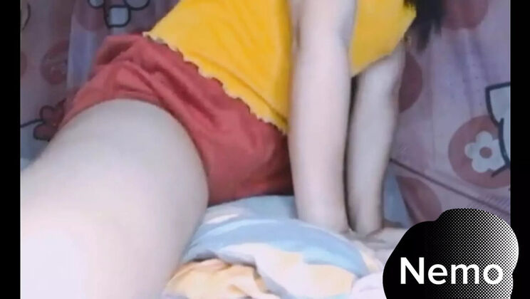 Nemoo Teen Latina Masturbation Pillow Humping Orgasm 18yo HD