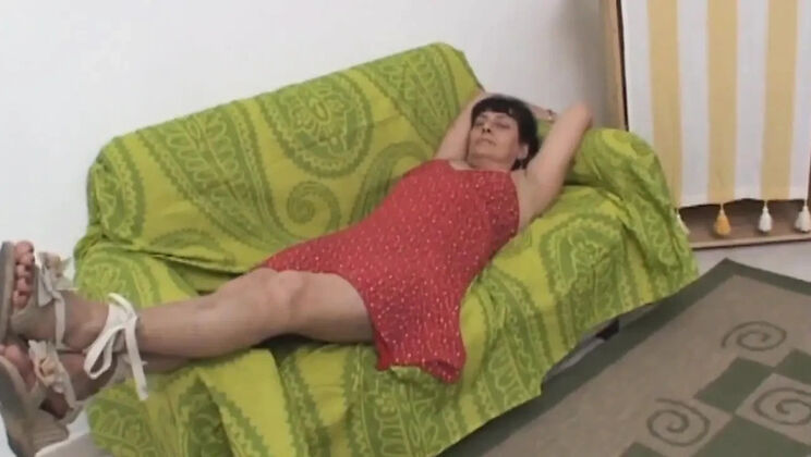 Stepauntie Takes Care of Nasty Stepnephews with Blowjob and Pussy Action