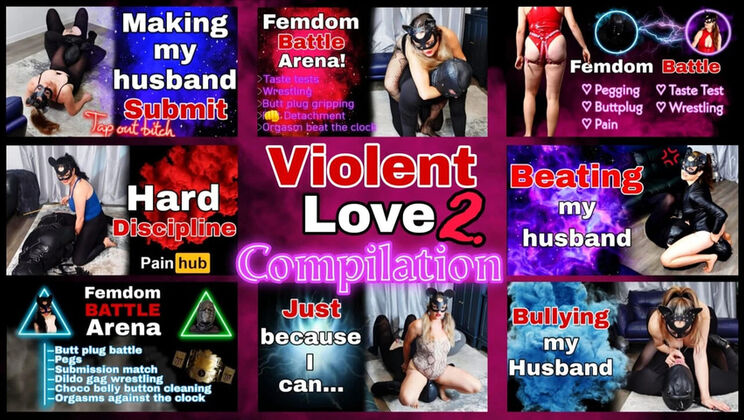 Training Zero Femdom Compilation: Rough MILF Wife Spanking & Bondage in Real Homemade BDSM Wrestling