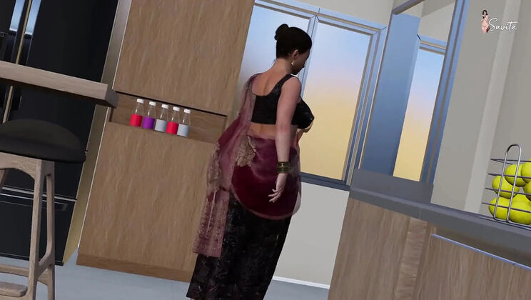 Your Savita Bhabhi Rough Bathroom Sex with Hindi Audio HD Nude