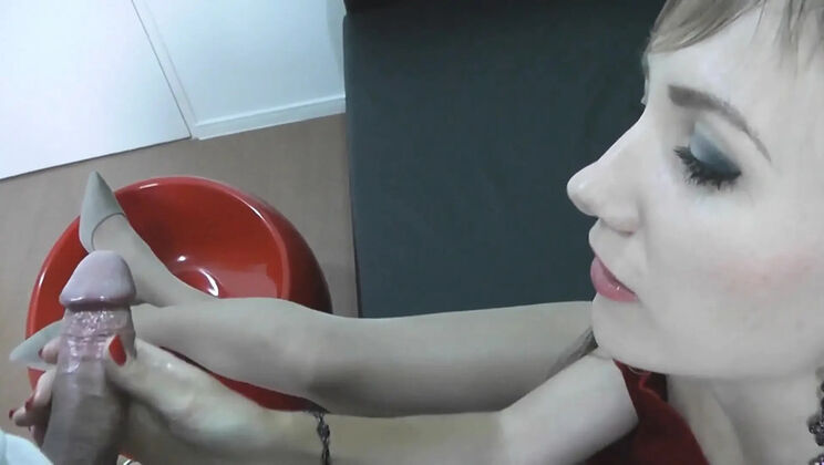 Angel The Dreamgirl Mega Cumshot on Shoes POV Footjob Fetish