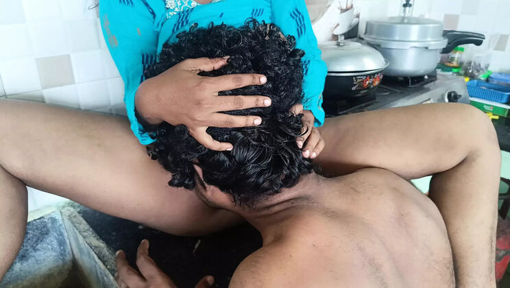 Indian House Maid Fucking in Kitchen Slap Role Play with Amateur MILF Wonder