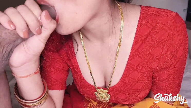 Indian Wife Cheats On Husband With Ex Boyfriend - Homemade Blowjob & Doggy Style