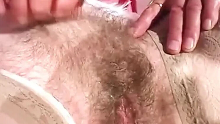 Hairy Blonde MILF Extreme Fisting Rough Sex with Mature Man
