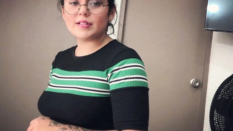 Melanie Caceres 69 Blowjob Ends with Facial & Cum Together - Hot Latina StepMom Fucks StepSon POV