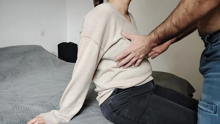 Hot Mila Blindfolded Fuck - Amateur Doggystyle with Fingering and Close-Up Ass