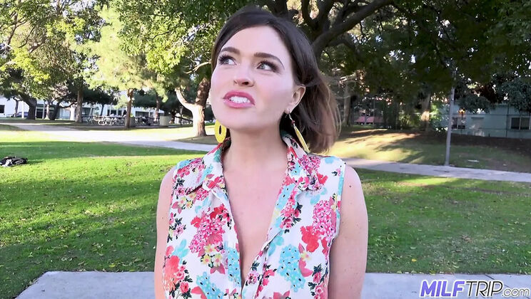 Krissy Lynn Busty MILF Titty Fucks Horny Young Guy