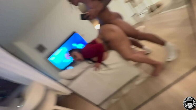 Big Tit BBW Suzy Marie Squirts Hard on Lil D's Cock - Cheating Stepmom Creampie