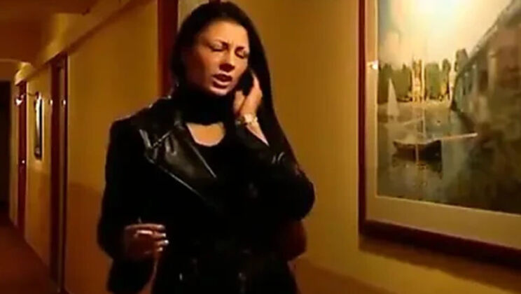 Hot Brunette MILF Ruka Stone Double Stuffed Deep DP Anal Threesome