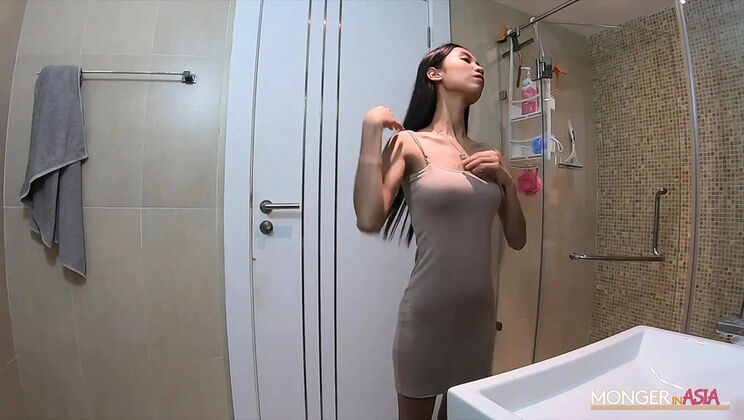 Petite Thai Babe Gets Wild Hardcore Pounding in Lingerie