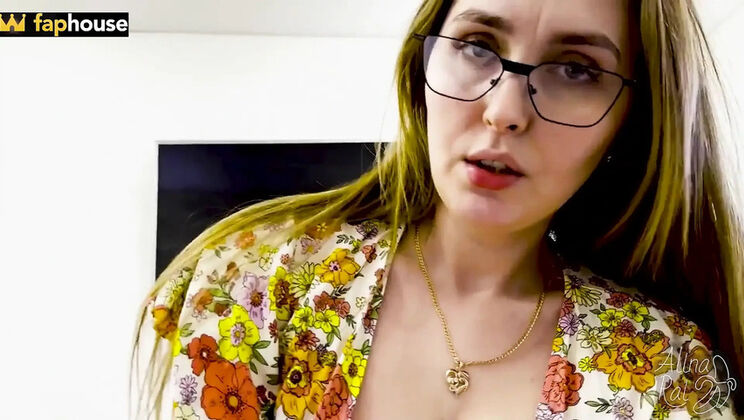 Jealous Stepson Watches Stepmom Alina Rai Blow Stepdad - Taboo Family Threesome POV