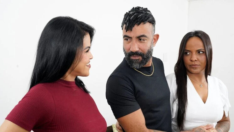 My Husband Watched Me Take a Big Cock Threesome with Our Friend - Rough Anal & DP with Brazilian Wife