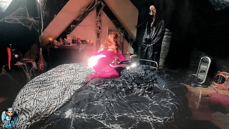 Ghostface Fucks Streamer Girl Anja Amelia - Surprise Creampie & Big Tits