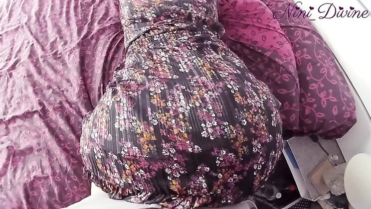Doggy Style POV: Fingering Her Huge Ass and Close Up Asshole - Nini Divine