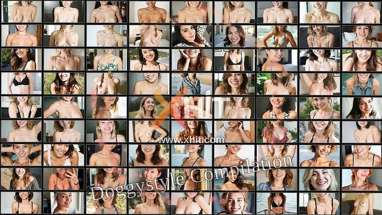 Top Pornstars Doggystyle Compilation - Leny Ewil, Bianca Benett & More in Hot Group Sex