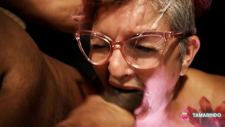 Big Tit Colombian Granny Betty Cum Gets Fucked By Young Man On Balcony