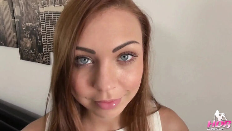 Ornella Morgan Blowjob and Creampie POV - Hot Babe in Stockings Fucks Hard