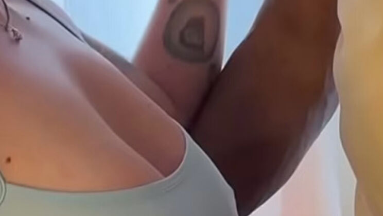 Blonde Hotwife Cheats on Cuckold Husband with BBC Delivery Guy - Full Video