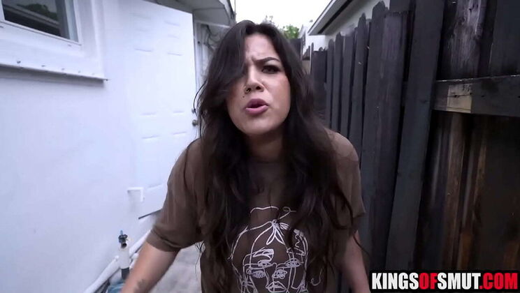 Monica Sage Hot MILF Neighbor Spying Sex - Young Guy Leo Valentino Fucking & Blowjob POV