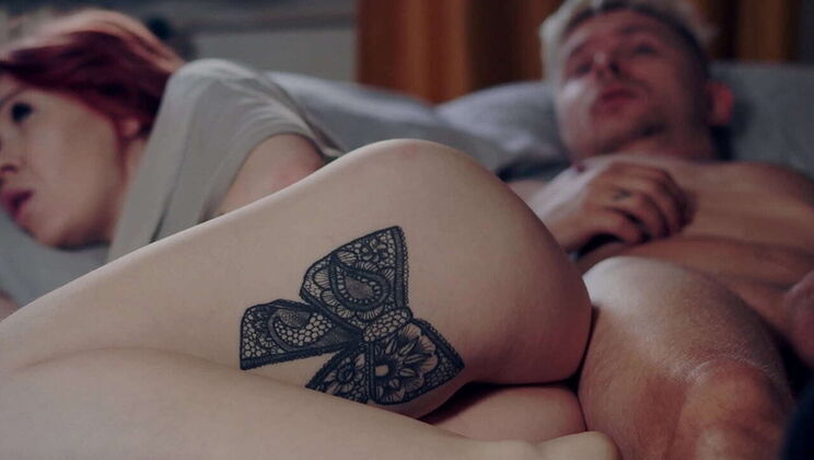 Step Mom Fucks Step Son in Bed - Hot Taboo Family Sex!