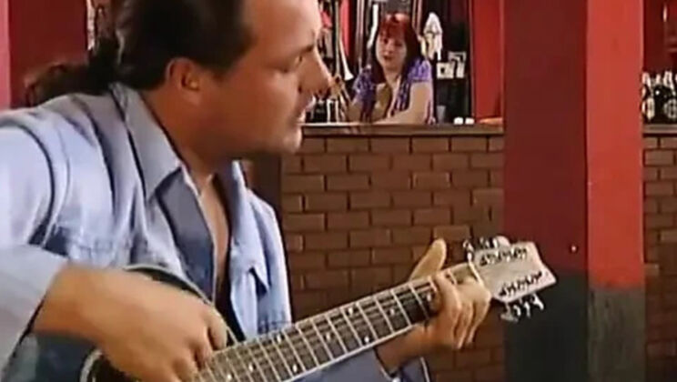 Huge Boobs Redhead Babe Fucks Hard in Music Club