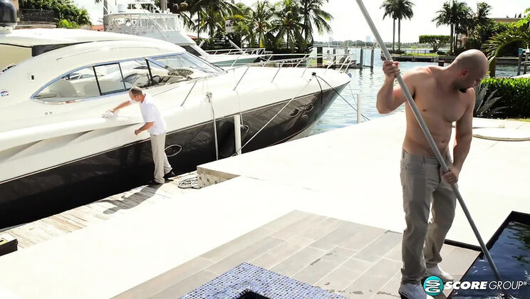 JMac Silva Foxx Threesome Cuckold Yacht Blowjob Cum in Mouth HD