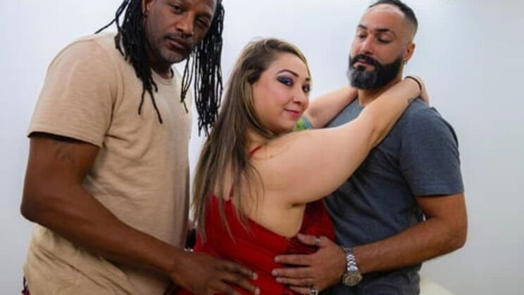 Amateur Brazilian Wife Squirts on Big Black Cock While Hubby Watches Cuckold