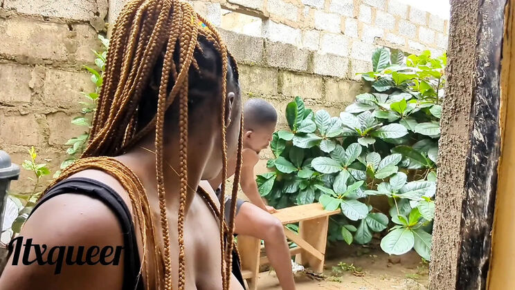 Two Best Friends Threesome Outdoor - Blowjob and Cum on Face