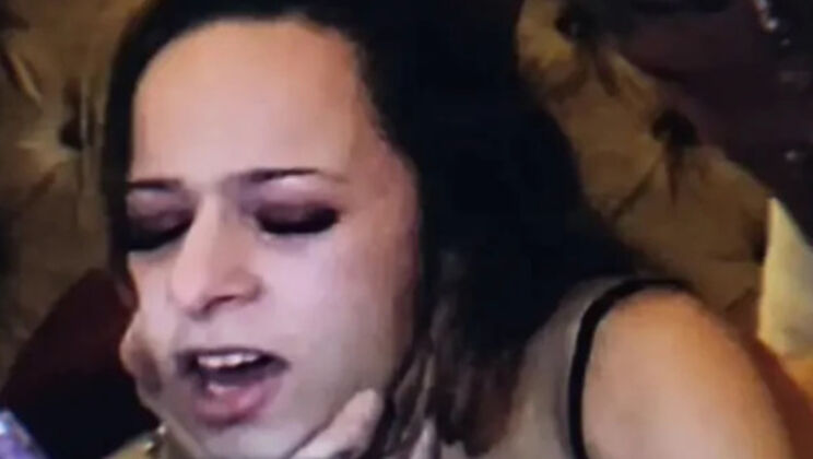 Skinny Teen MILF Gagged and Choked by Daddy's Big Cock - Deep Throat Doggy Style