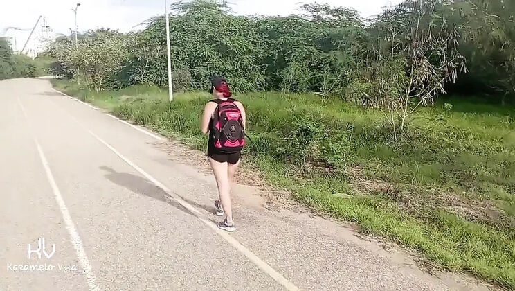 Public Pervert Shows Me His Dick - I Couldn't Resist Trying It in Abandoned Building