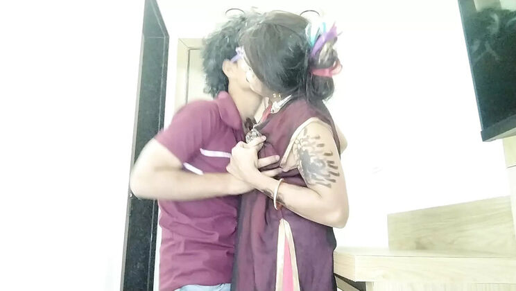 Amanraza9 and Baby Kajal Hardcore Fucking - Big Natural Tits Indian Aunty Role Play