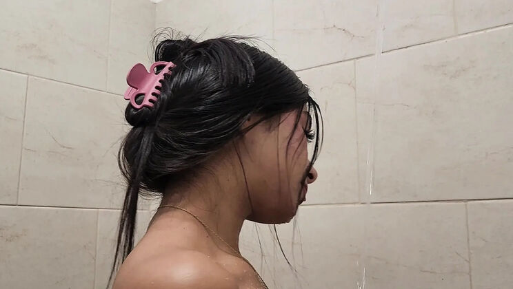 LissaWiild Colombian Teen Shower Solo - Big Ass Petite Boobs Homemade HD