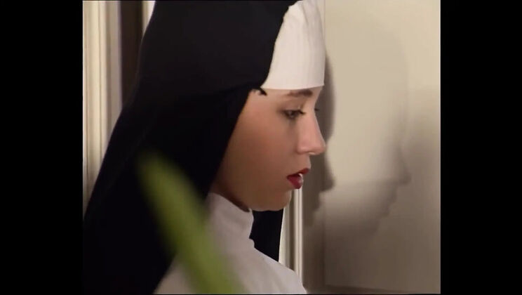 Italian Nuns with Big Natural Tits - Lesbian Massage & Oiled Boobs HD