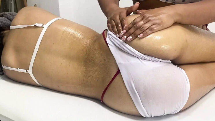 BBW Amateur MILF Big Ass Massage & Lesbian Desire - Homemade HD Video