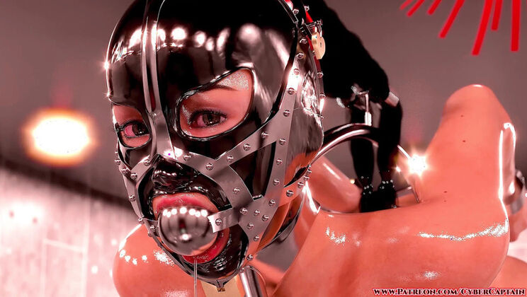 Hardcore Metal Bondage & Restraint Fuck - CyberCaptain Extreme BDSM 3D Animation