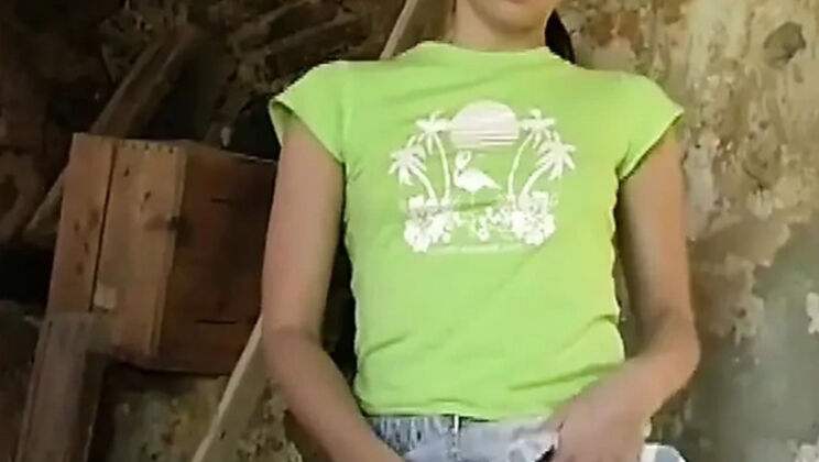 Lesbian Garden Sex: Dildo Penetration with Big Tits Babes