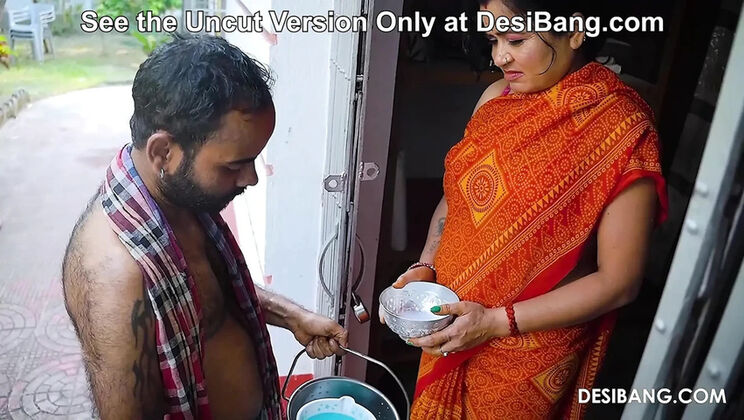Shy Indian Bhabhi Lets Loose with Big Boobs Anal Party