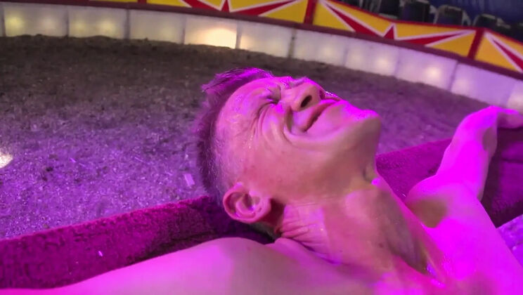 Tattooed MILFs DP and Suck Cock in Wild Circus Threesome