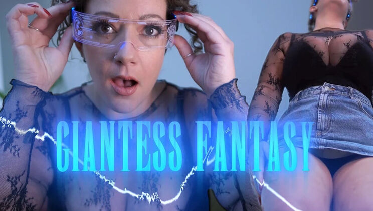 VR Goggles Giantess Cheating Girlfriend Fantasy with Sasha Curves
