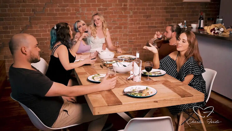Dine Big Tits Blowjob Hardcore Group Sex with Violet Devine Charlie Forde Nova Hawthorne