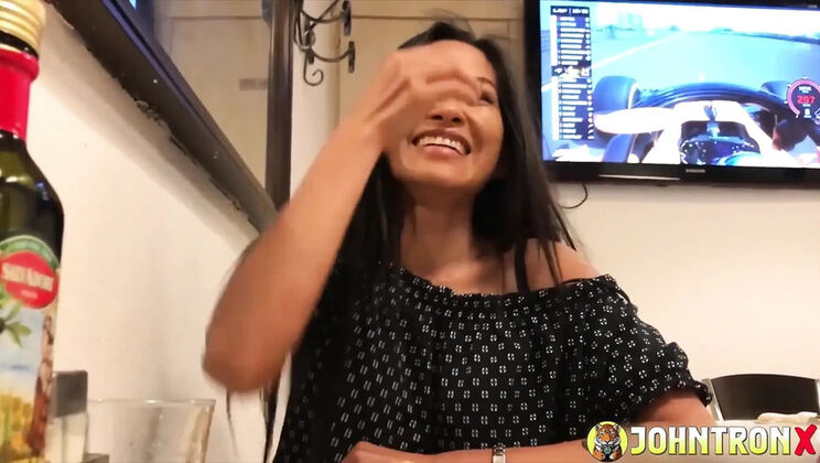 Angela Thai Gets a Hot Creampie After Dinner – Asian Babe Sex Video