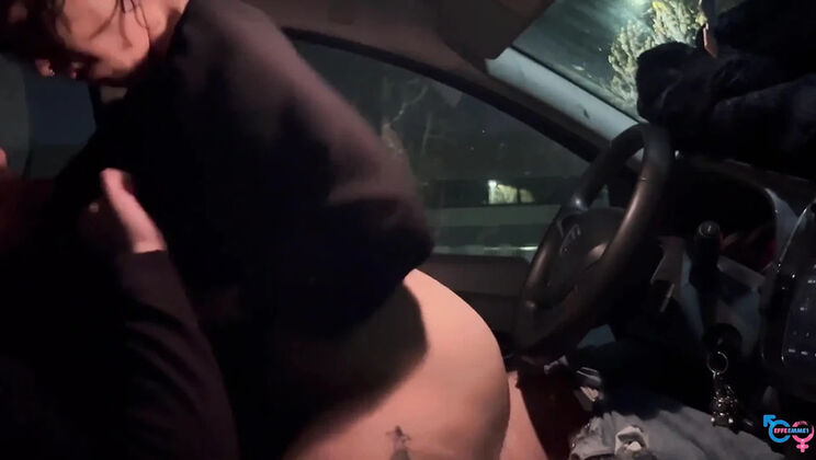 Peeker Caught Me Masturbating in Car Then Fucks Me and Cums in Mouth
