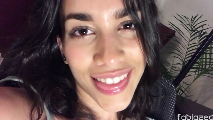 Hot Latina Teen Masturbating for My Cuckold Ex Boyfriend!