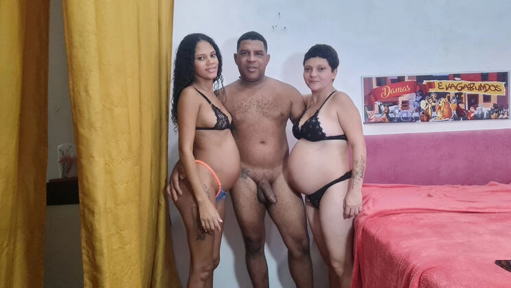 LeoOgro fucks pregnant stepdaughter Karinamello in the ass