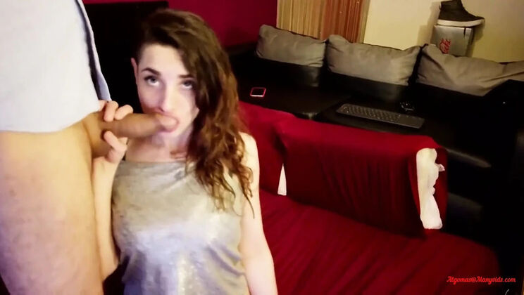 Horny Girl Swallows After Blowjob and Anal Sex