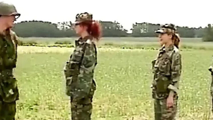 Angelica Bella Blowjob and Hardcore in Calibri Al Campo Militare Scene 2