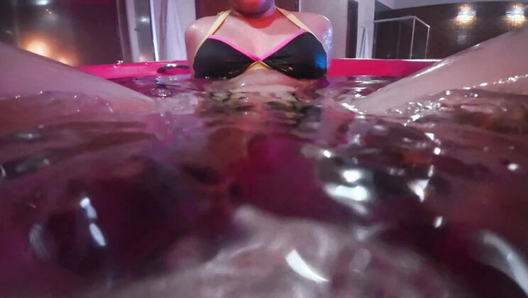 Sex Underwater in Bikini, Cum Between My Boobs