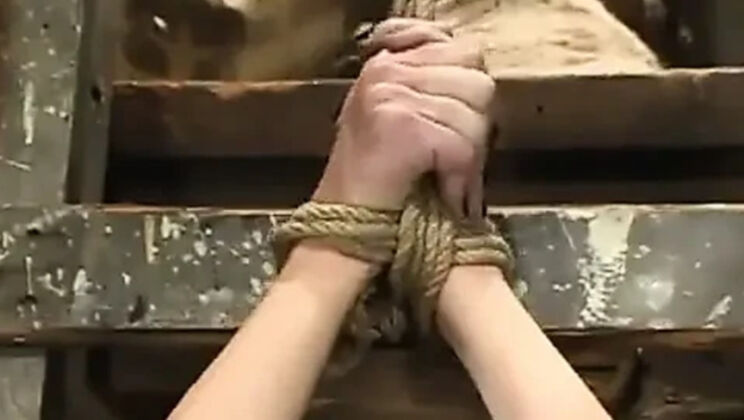 Veronica Jett Hot Blonde Tied Up Handjob and Feet Fetish